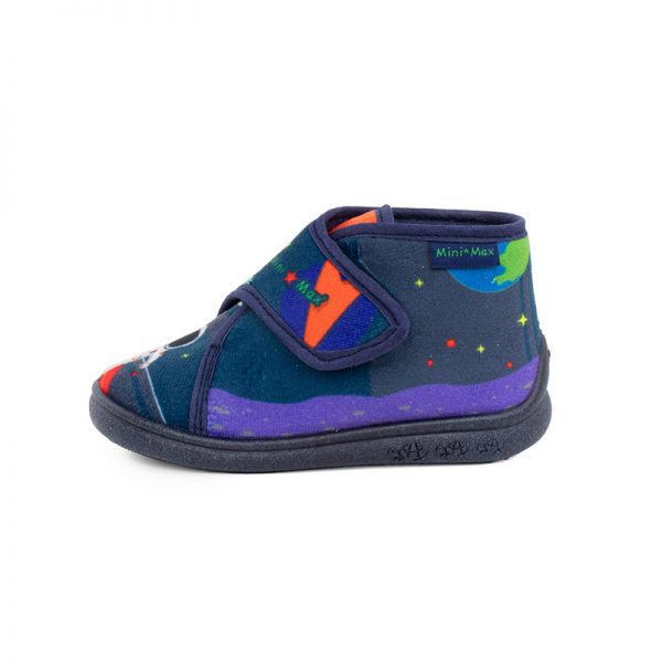 paidikes pantofles Mini Max V GEO BLUE Tesoroshoes2