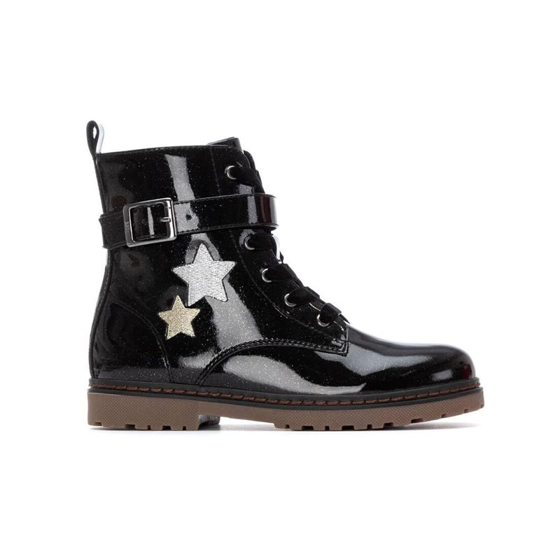 Κοριτσίστικα μποτάκια Xti 151386 μαύρα λουστρίν