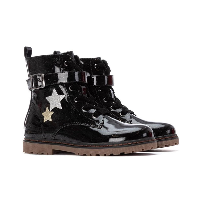 Κοριτσίστικα μποτάκια Xti 151386 μαύρα λουστρίν - Image 3