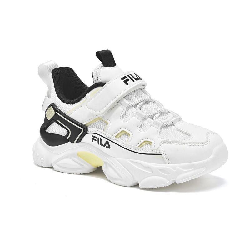 Παιδικά αθλητικά Fila Memory Spinel 3 V Unisex 3YF33002-101 άσπρα/μαύρα - Image 2