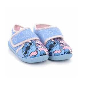 Παιδικά παντοφλάκια Disney Stitch 1-90425506-39 με αυτοκόλλητο