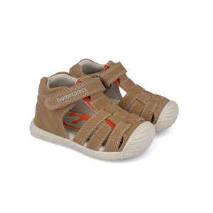 Αγορίστικα πέδιλα Biomecanics 262131-B838  δερμάτινα ταμπά