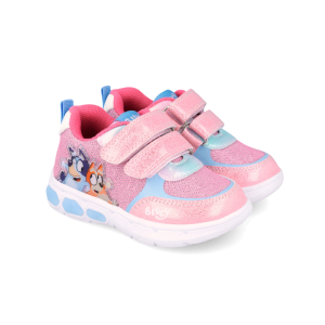 Κοριτσίστικα αθλητικά Bluey Garvalin 262860-B032 ροζ με φωτάκια