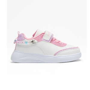 Κοριτσίστικα sneakers Lelli Kelly LKAA5629-BI01 λευκά/φούξια με στρασάκια