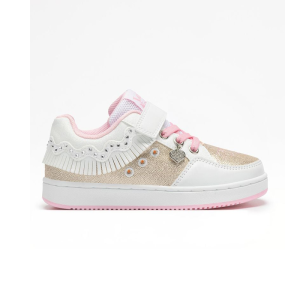 Κοριτσίστικα sneakers Lelli Kelly LKAL8058-BIOR Frangetta Mix με φωτάκια άσπρα/χρυσά