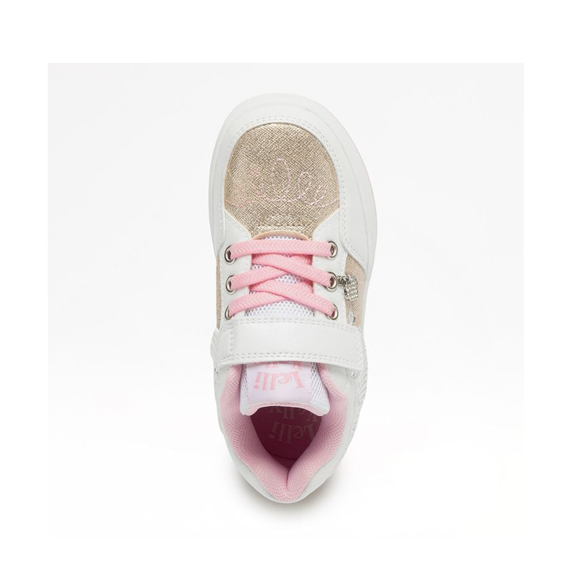 Κοριτσίστικα sneakers Lelli Kelly LKAL8058-BIOR Frangetta Mix με φωτάκια άσπρα/χρυσά - Image 3