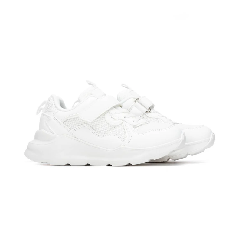 Κοριτσίστικα sneakers Xti 153010b άσπρα δερματίνη/ύφασμα - Image 3