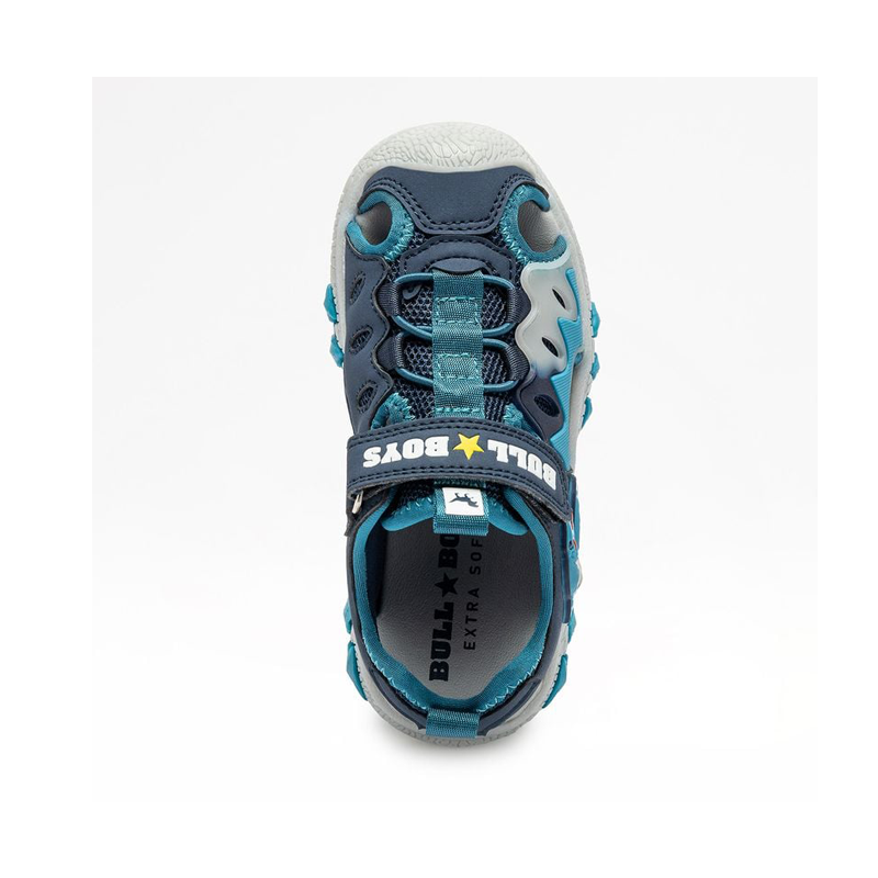 Αγορίστικα πέδιλα Bull Boys DNCL5192-BL11 με φωτάκια γαλάζια - Image 3