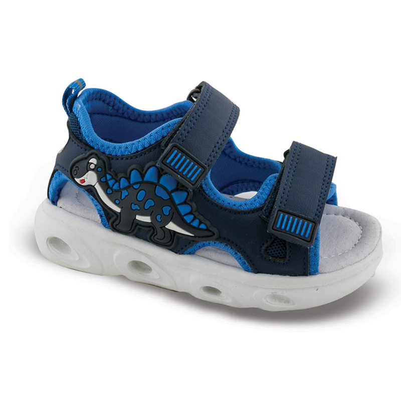 Παιδικά πέδιλα Zak Shoes SD29107 μπλε με φωτάκια