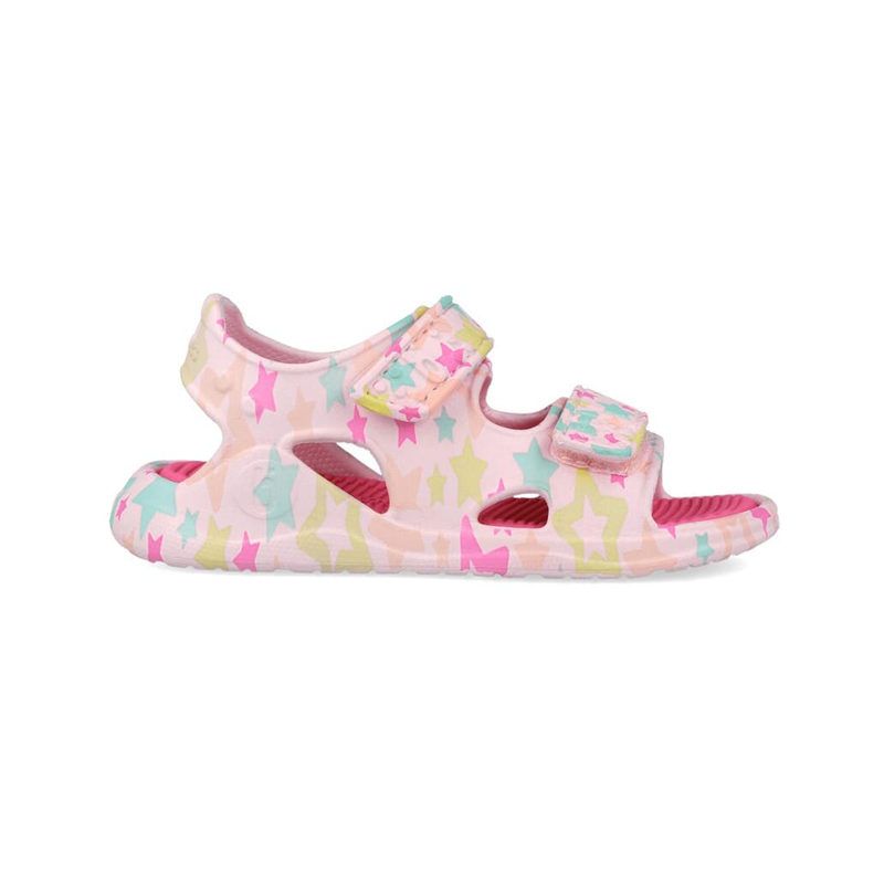 Κοριτσίστικα πέδιλα Biomecanics 262297-A032 ροζ με αστεράκια