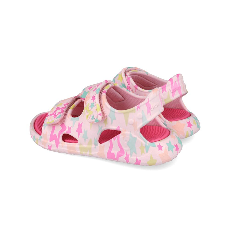 Κοριτσίστικα πέδιλα Biomecanics 262297-A032 ροζ με αστεράκια - Image 4