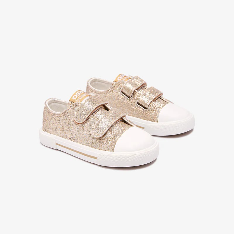 Κοριτσίστικα σταράκια Conguitos OSSH157004 χρυσά με στρας - Image 4