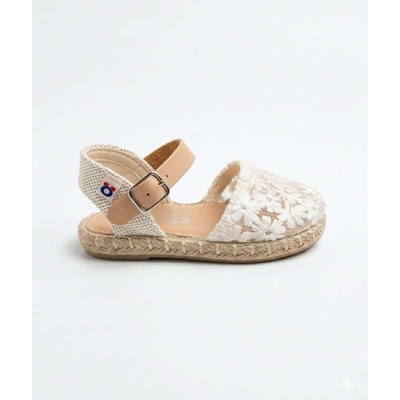 Κοριτσίστικες εσπαντρίγιες Conguitos OSSH145076 διάφανες με λουλούδια - Image 4