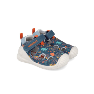 Παιδικά πέδιλα Biomecanics 262184-A556 μπλε υφασμάτινα