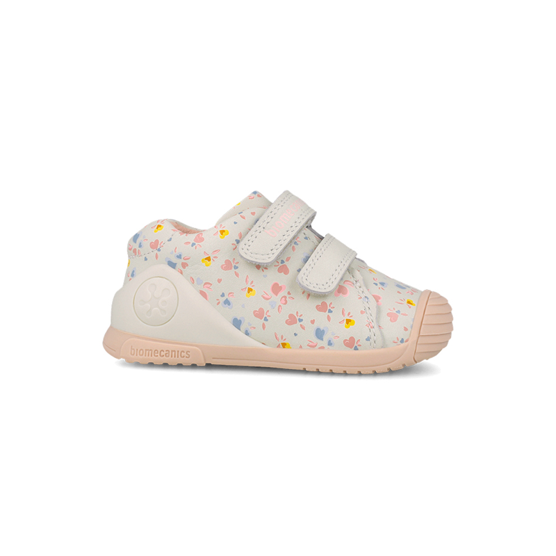 Κοριτσίστικα sneakers Biomecanics 261102-C695 δερμάτινα γήινο χρώμα - Image 2