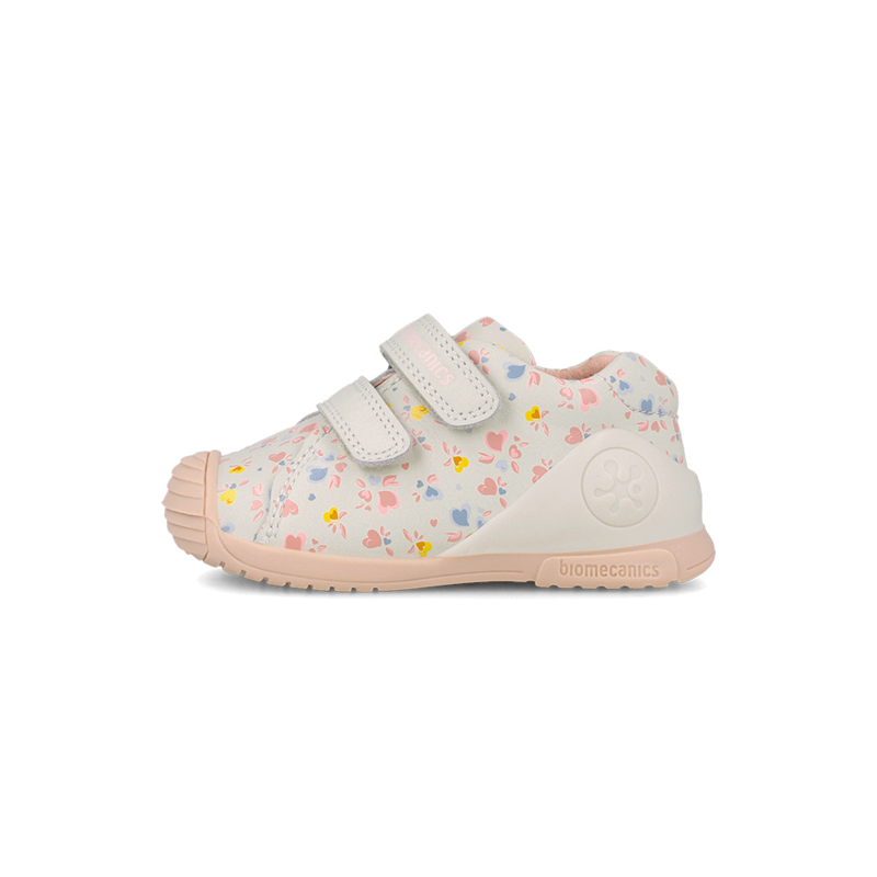 Κοριτσίστικα sneakers Biomecanics 261102-C695 δερμάτινα γήινο χρώμα - Image 5