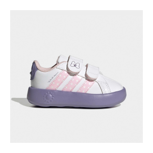 Κοριτσίστικα αθλητικά Adidas Grand Court Minnie CF I KI9443 Λευκά/μωβ λουστρίν
