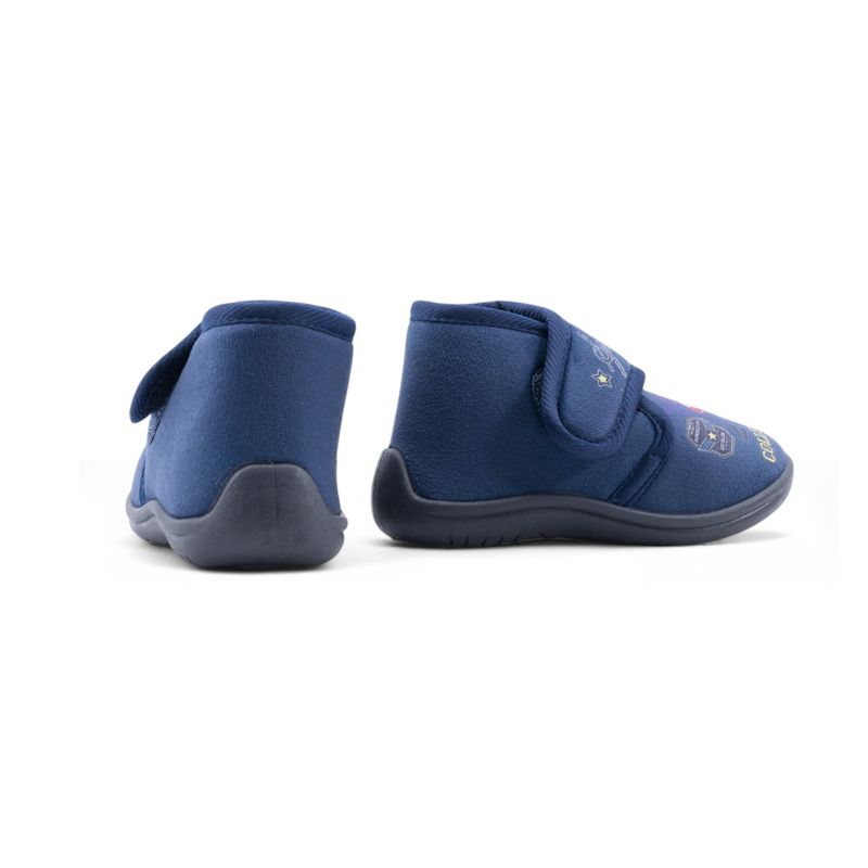 Αγορίστικα παντοφλάκια Zak shoes SD42010 μπλε αυτοκόλλητο - Image 2