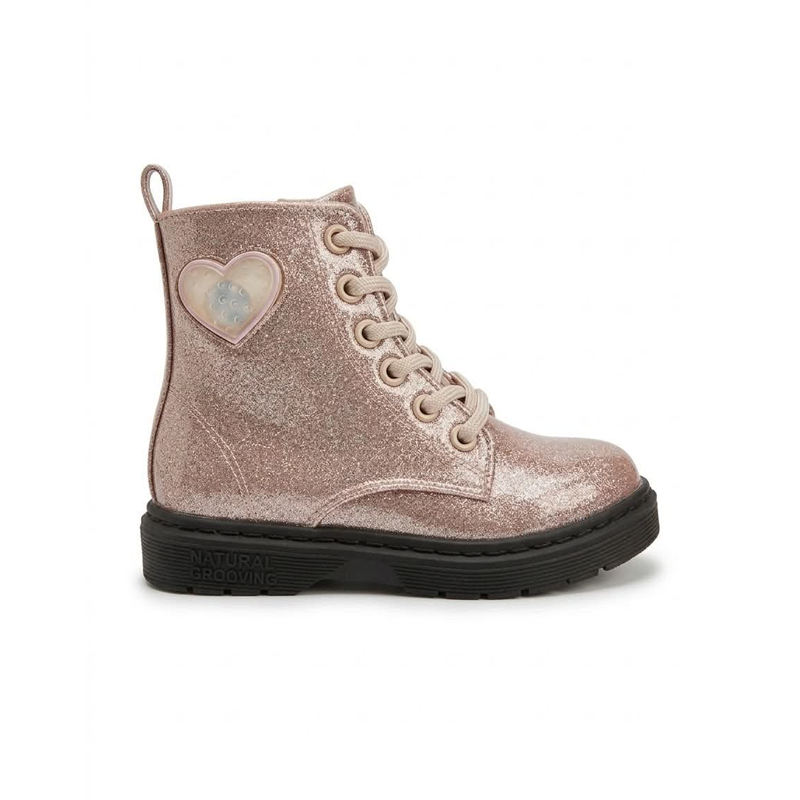 Κοριτσίστικα αρβυλάκια Zak Shoes SD12347 ροζ με στρας και φωτάκια