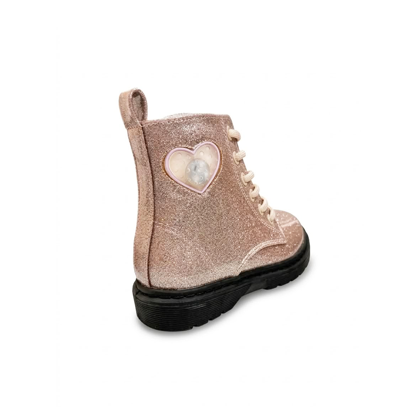 Κοριτσίστικα αρβυλάκια Zak Shoes SD12347 ροζ με στρας και φωτάκια - Image 3