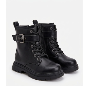 Κοριτσίστικα μποτάκια Zak shoes SD21058 μαύρα